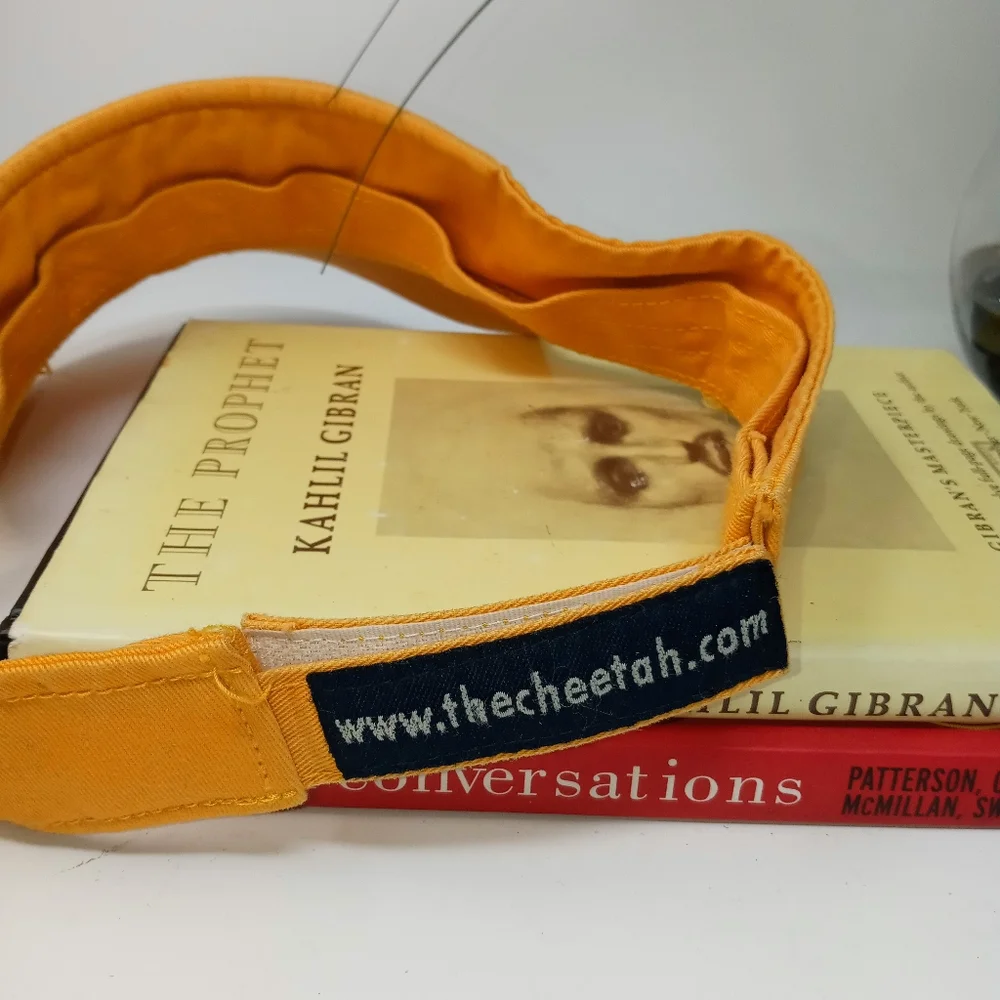 Vintage Cheetah Club Sun Visor